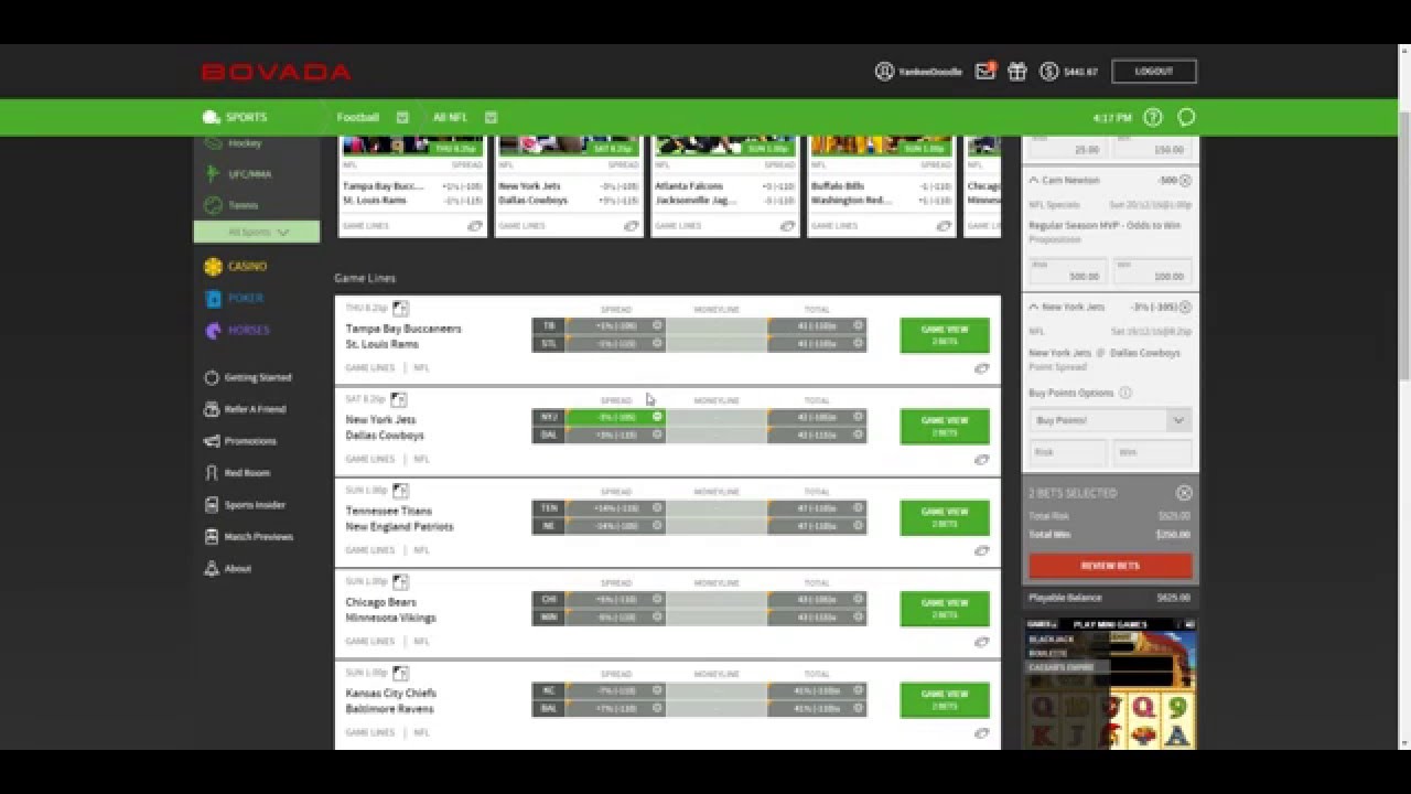 Photo: can you place sports bets online