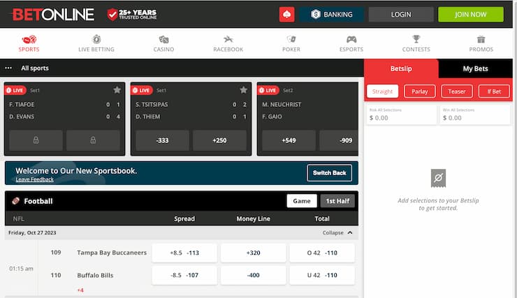 Photo: does tab have sports bet online