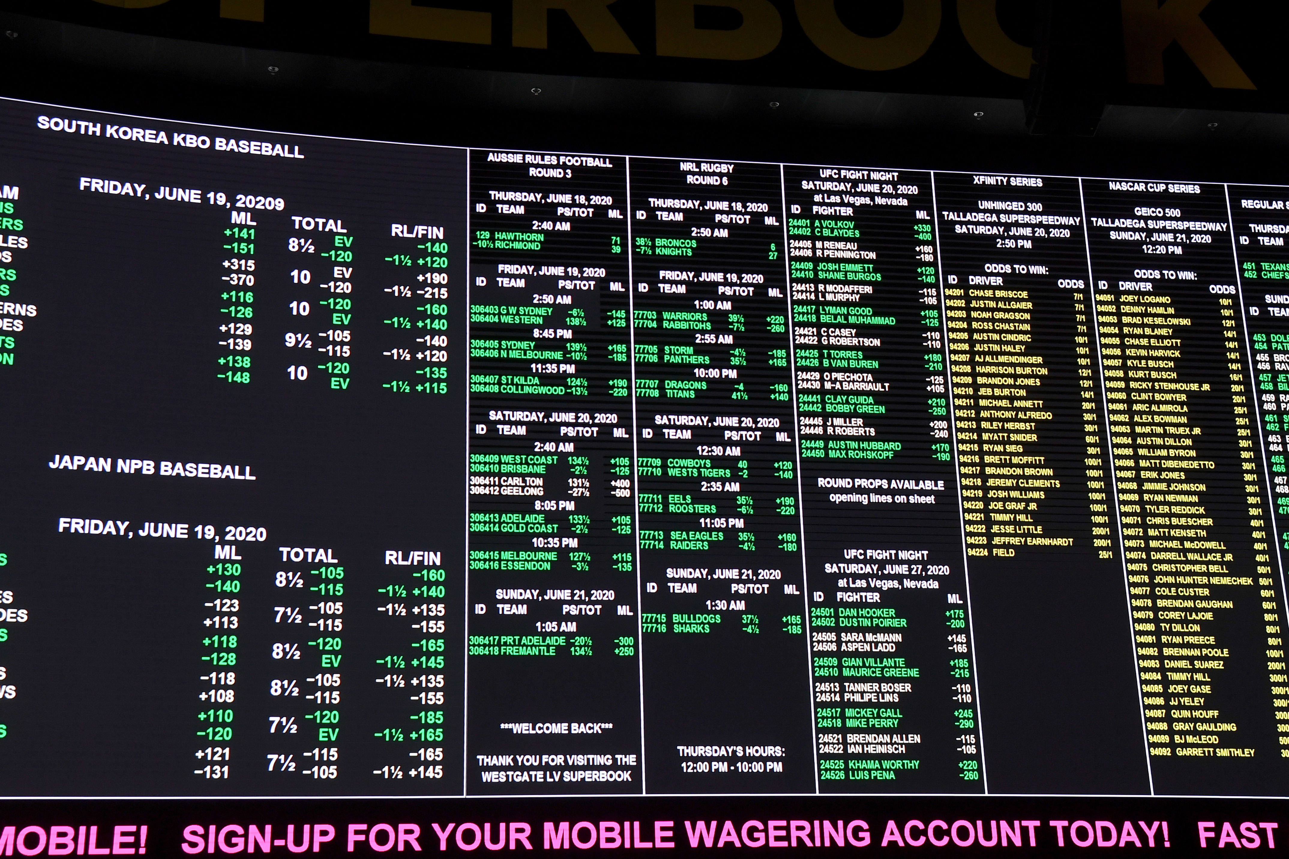 Photo: what are sports betting terms