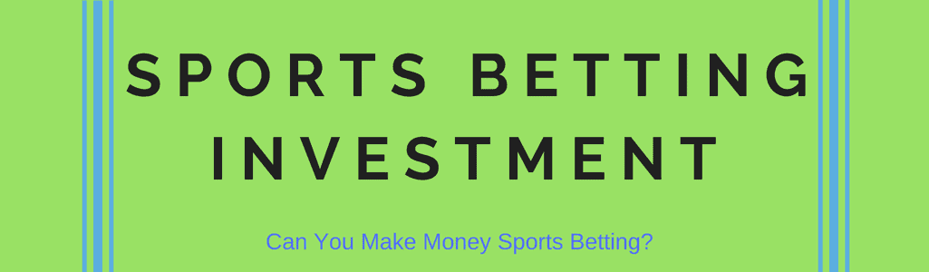 Photo: is sports betting an investment