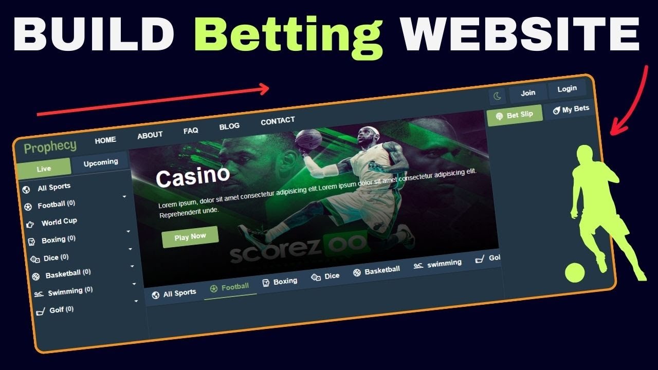 Photo: how to make a sports betting website
