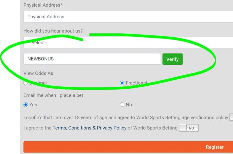 Photo: how to use bonus on world sports betting