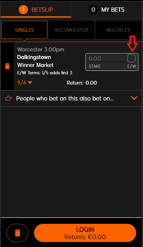 Photo: how to look at my betting slip 888 sport