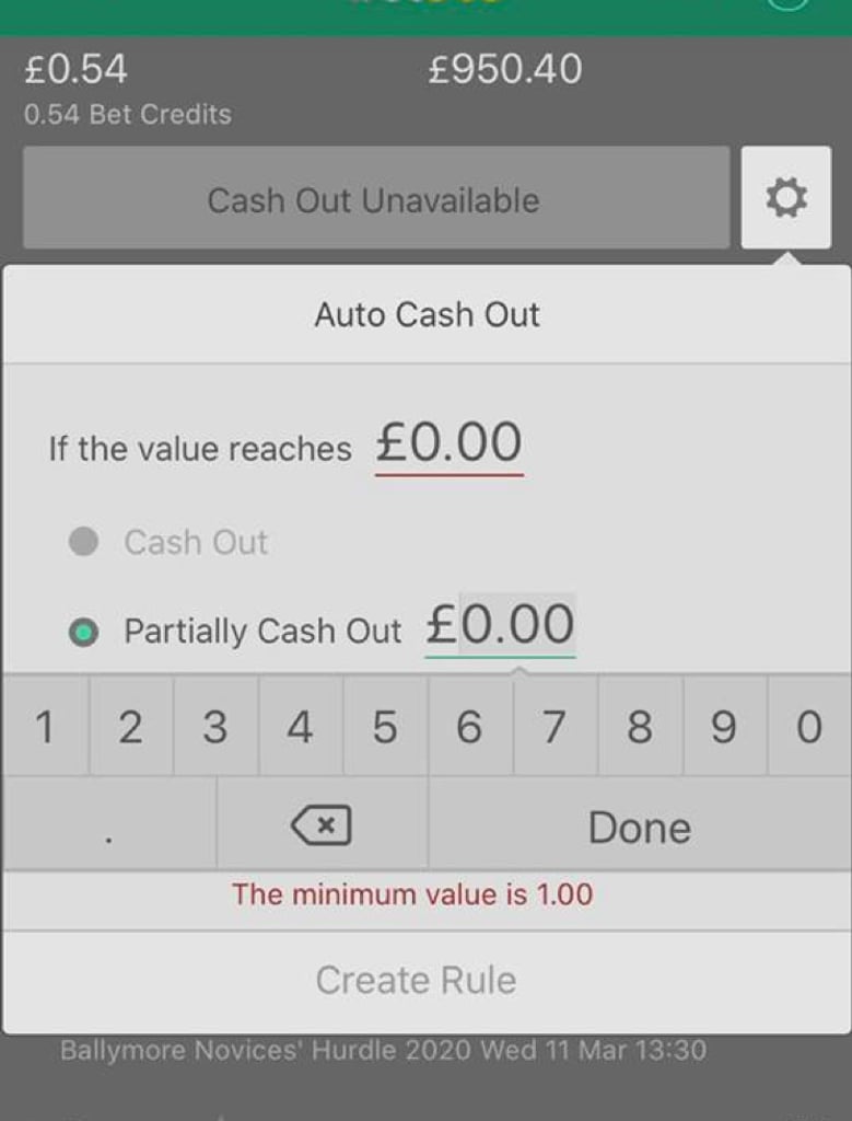 Photo: when do sports bet cash out option stop for afl