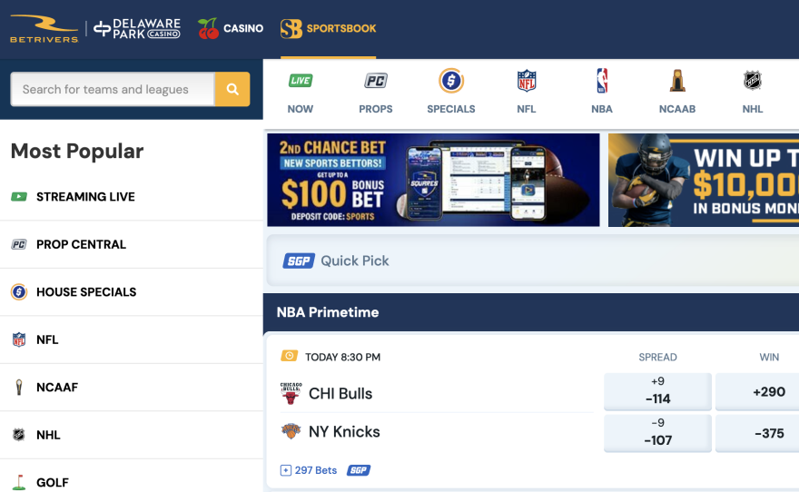 Photo: can i bet on sports online in delaware