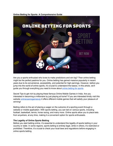 Photo: can you bet on sports online legally