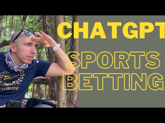 Photo: can chatgpt help with sports betting