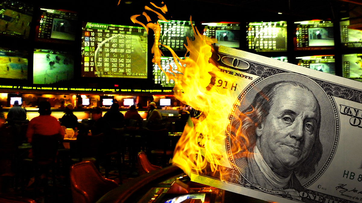 Photo: how to handle losing big sports bet